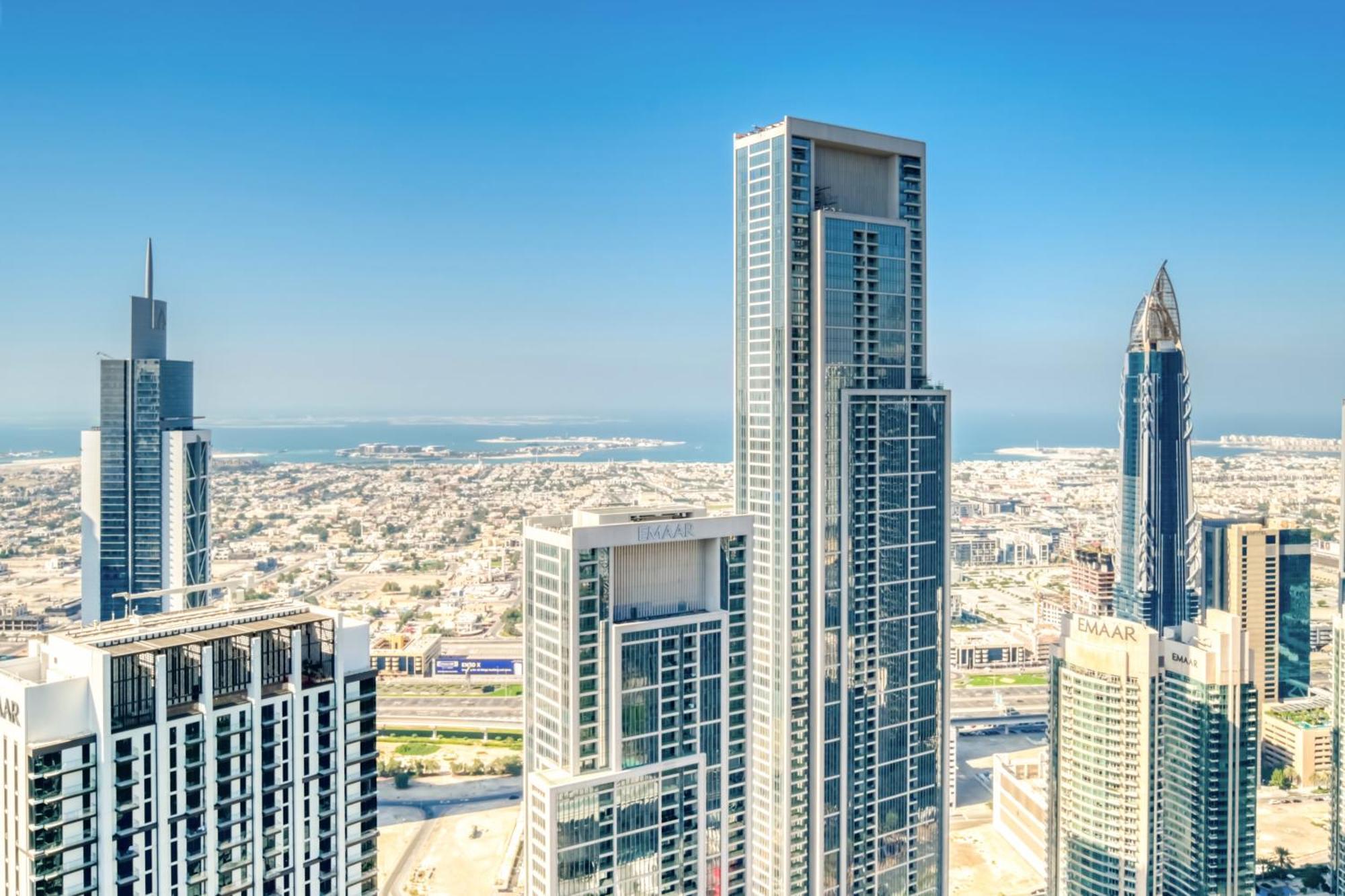 Downtown Luxury - Stunning Burj Khalifa & Sea View - 5 Minutes Walk To Dubai Mall Exterior photo